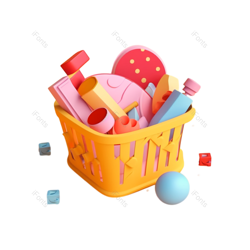 卡通图片,网上购物元素,插画PNG,抽象免抠素材